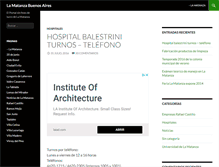 Tablet Screenshot of lamatanzabuenosaires.com